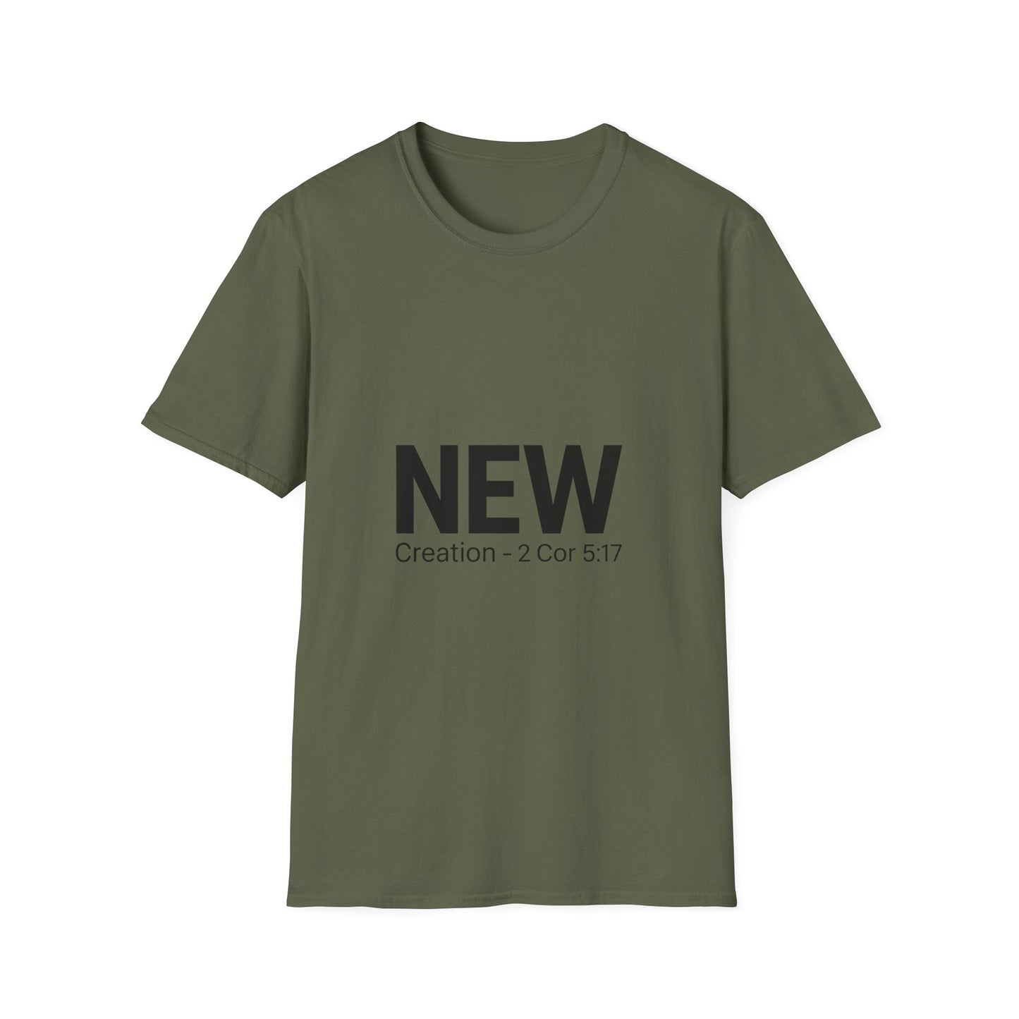New Creation in Christ 2 Corinthians 5:17 T-Shirt Christian Faith Shirt for Men & Women Unisex Tee