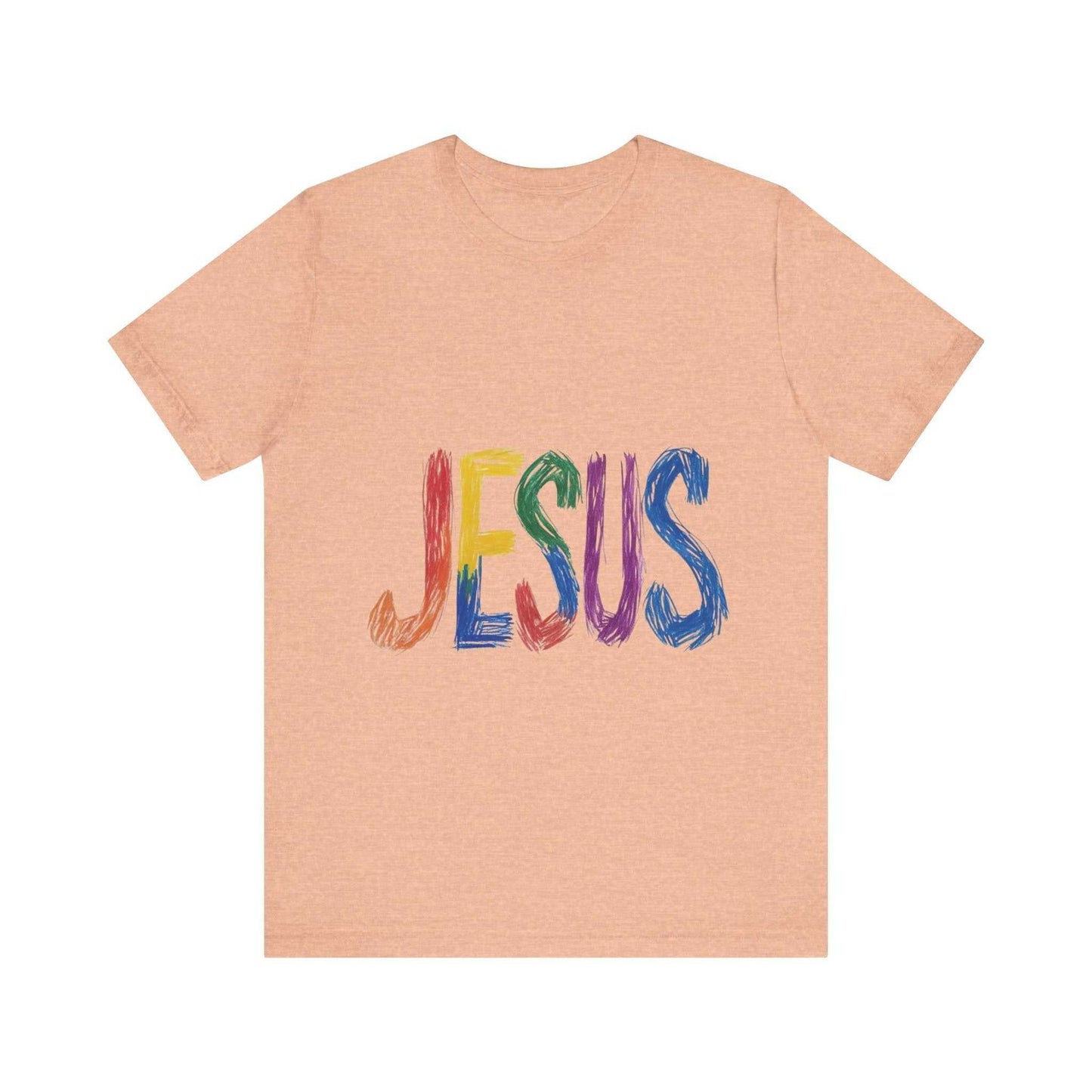 Bold Rainbow JESUS Unisex Tee