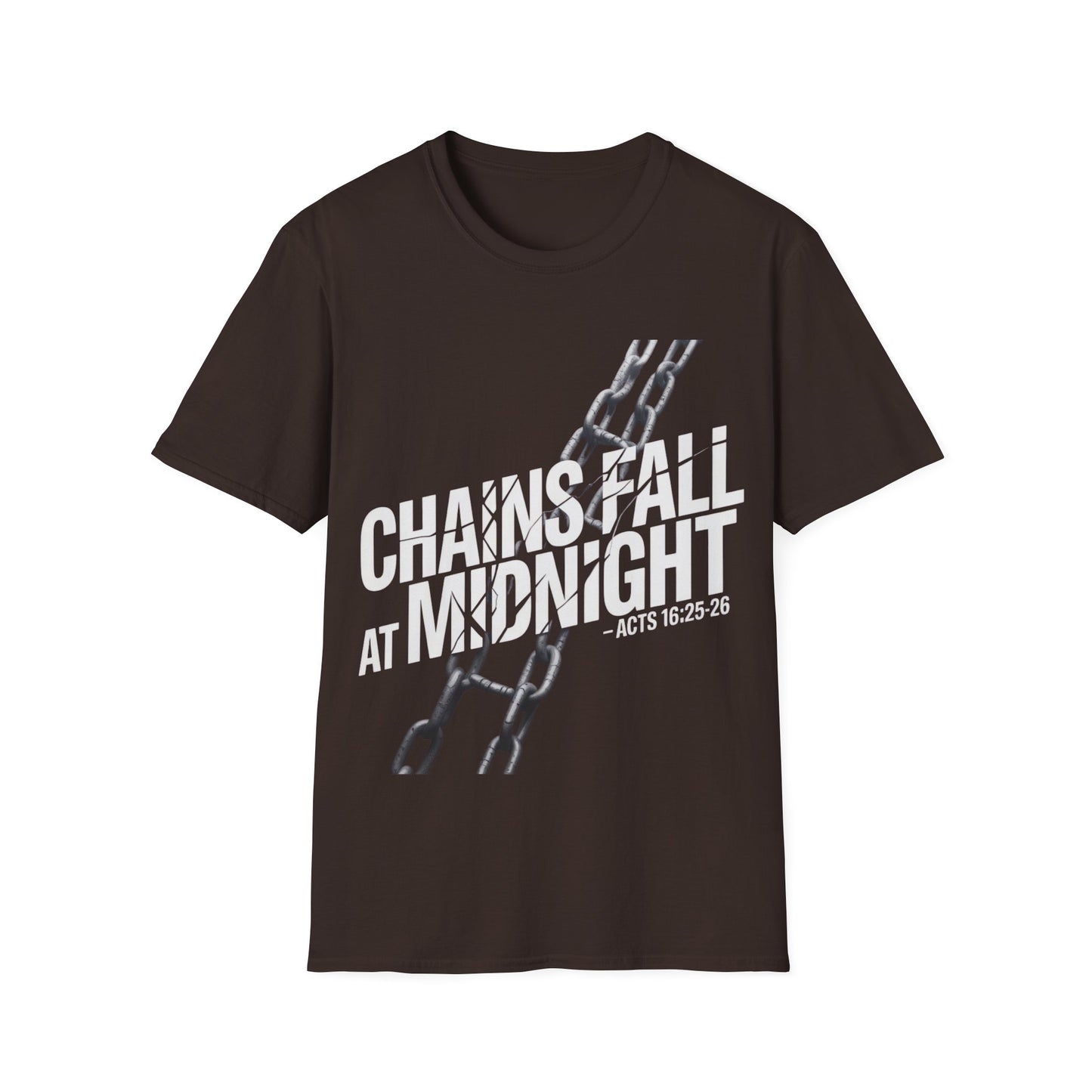 Midnight Praise Breakthrough Acts 16:25-26 Christian Worship Shirt for Men & Women Unisex Tee