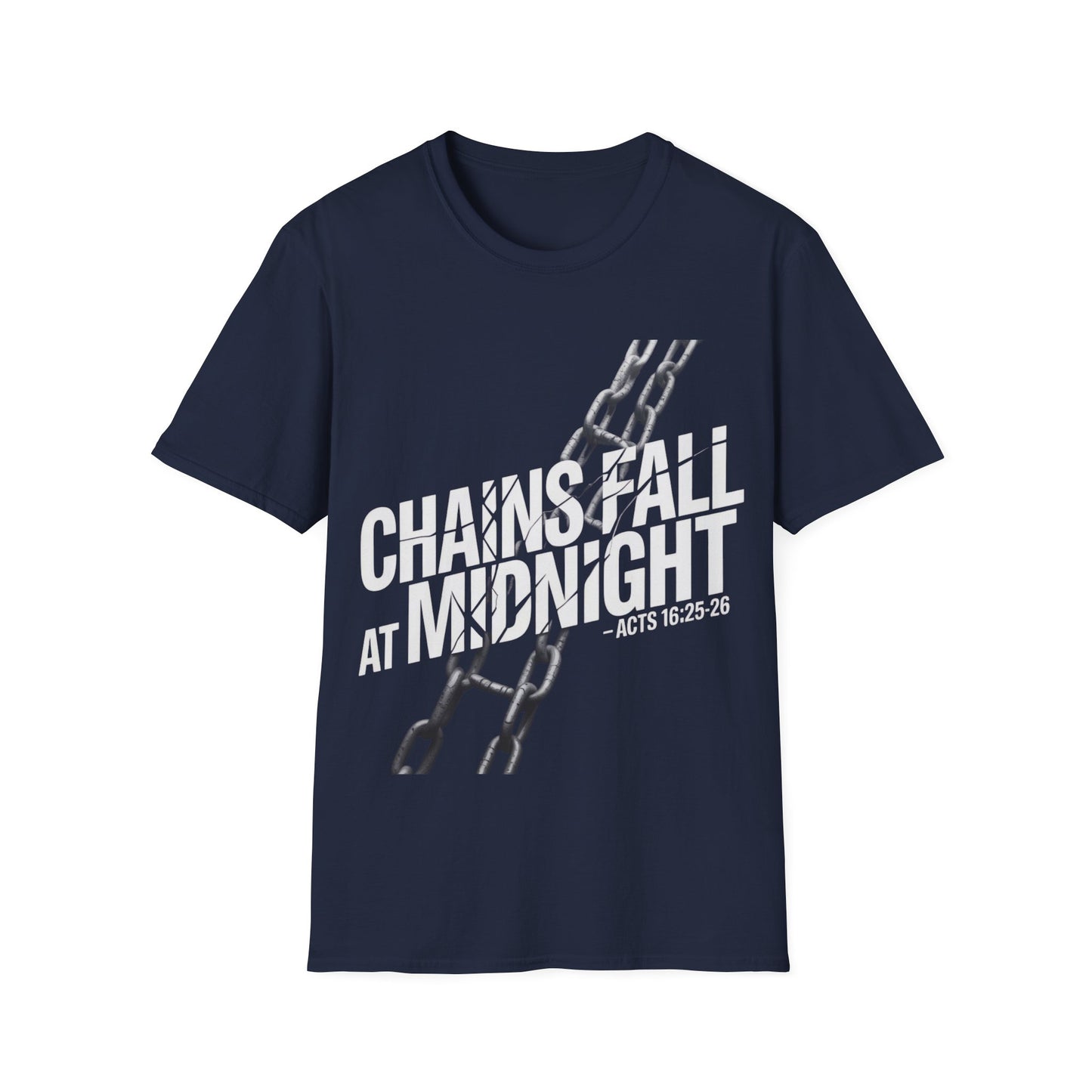 Midnight Praise Breakthrough Acts 16:25-26 Christian Worship Shirt for Men & Women Unisex Tee