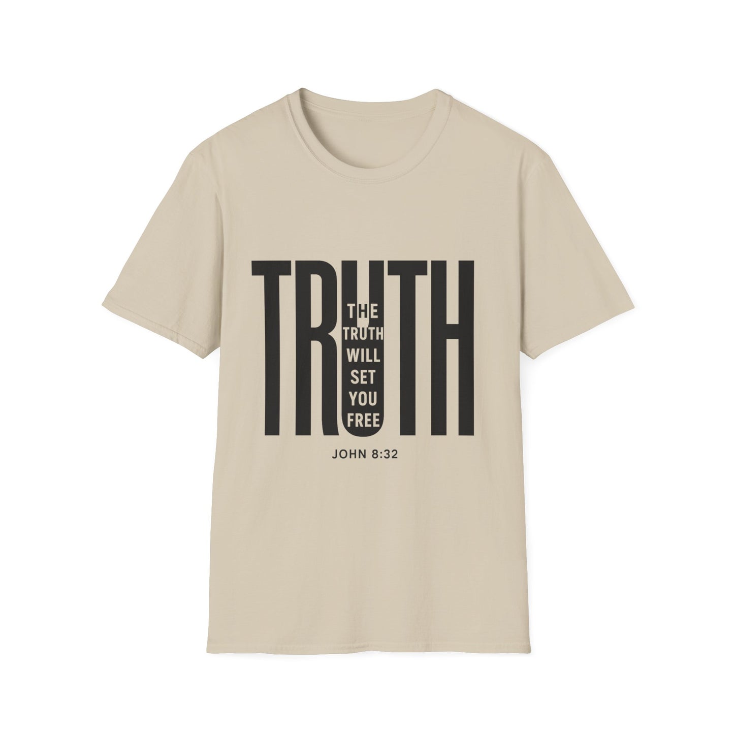 Truth Will Set You Free Christian T-Shirt – John 8:32 Bible Verse Tee