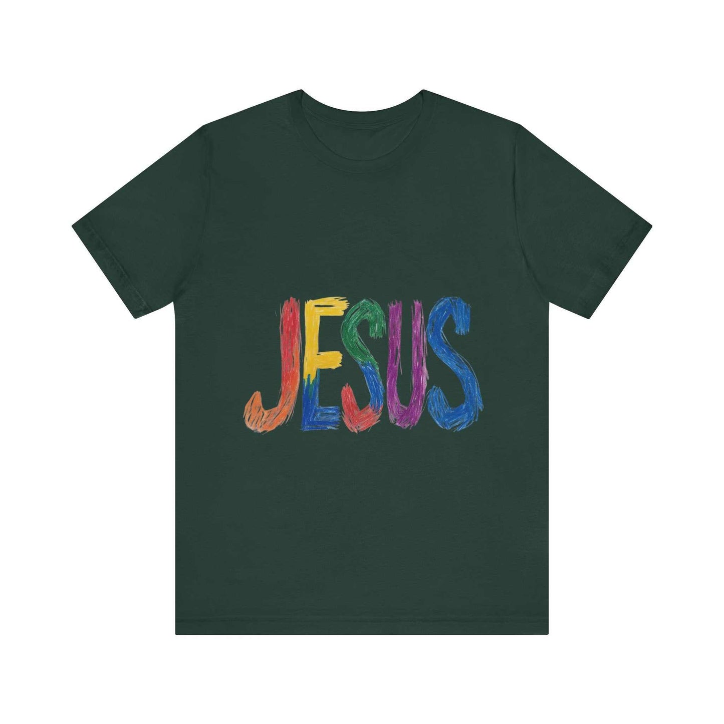 Bold Rainbow JESUS Unisex Tee