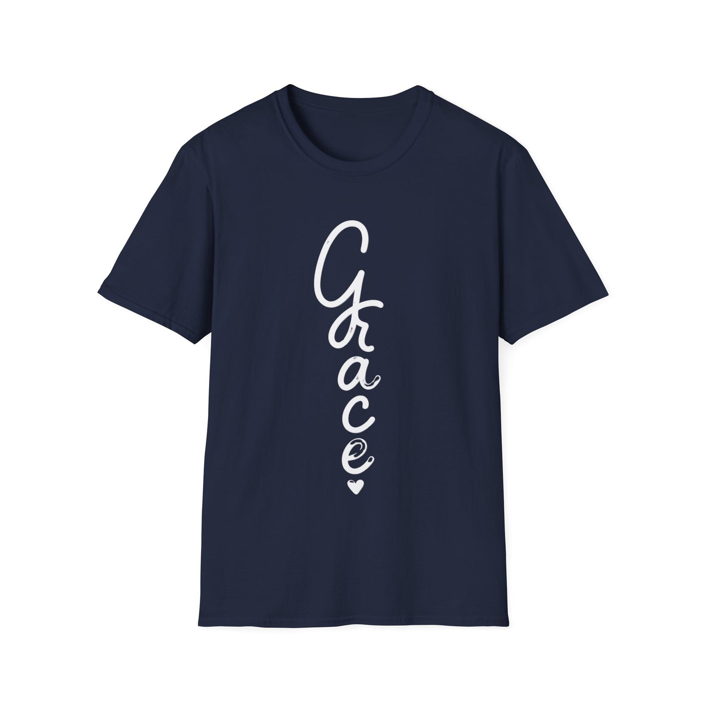 Grace Vertical Script Unisex Tee