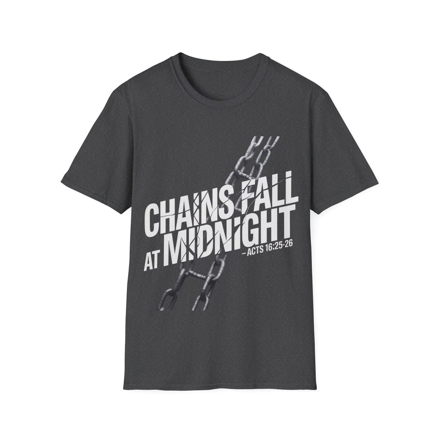 Midnight Praise Breakthrough Acts 16:25-26 Christian Worship Shirt for Men & Women Unisex Tee