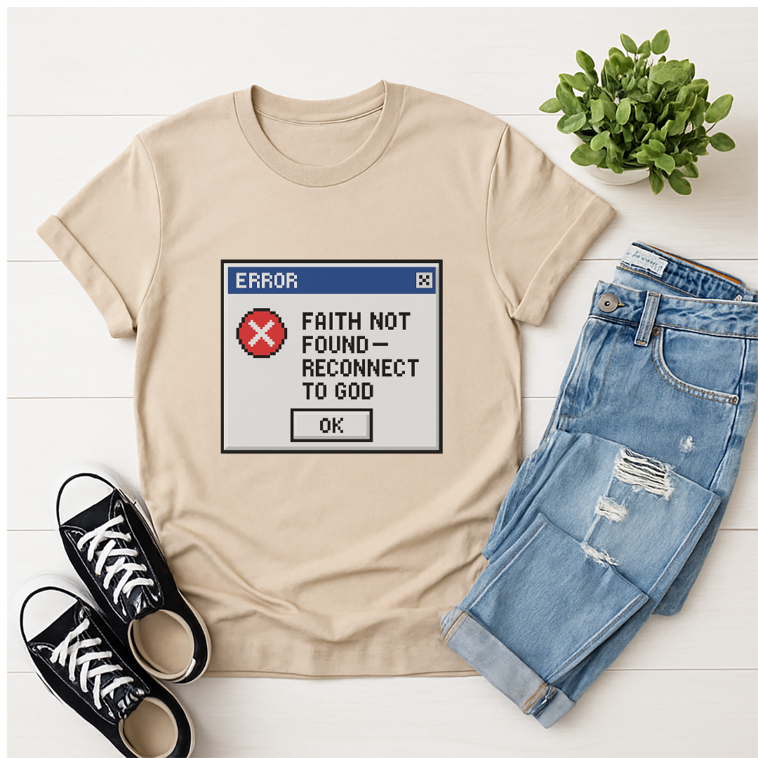 Faith Not Found- Reconnect to God Unisex Tee