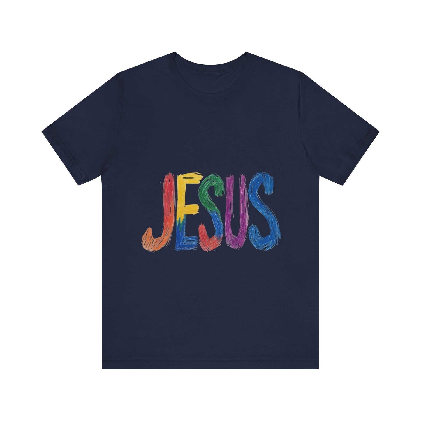 Bold Rainbow JESUS Unisex Tee