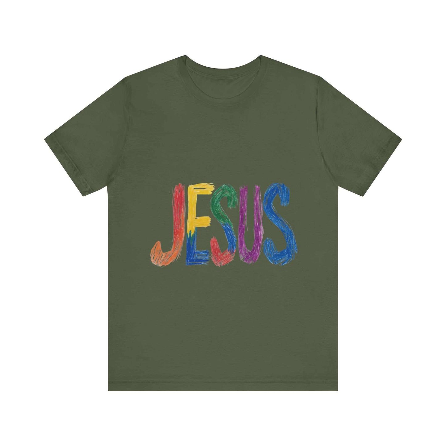 Bold Rainbow JESUS Unisex Tee