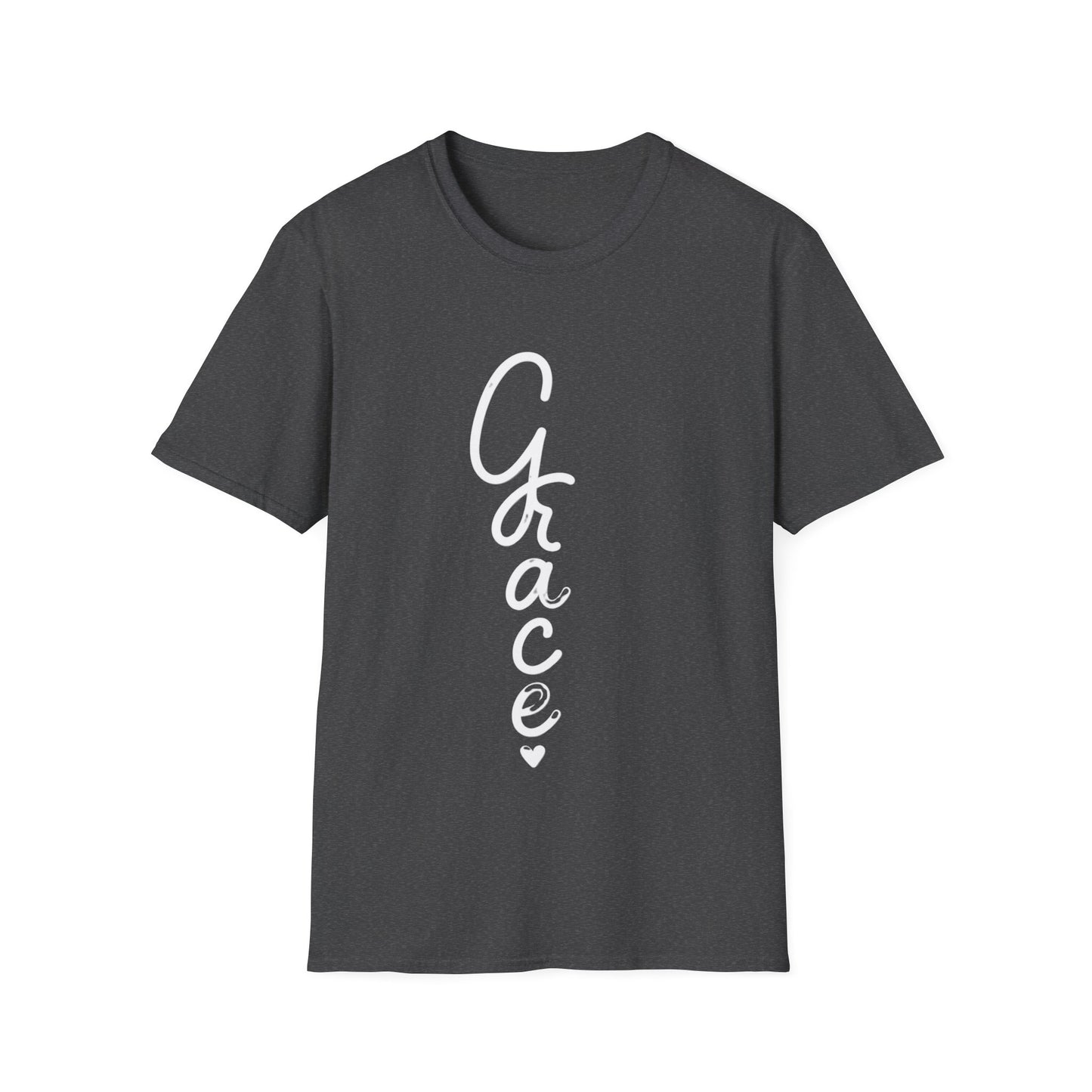 Grace Vertical Script Unisex Tee