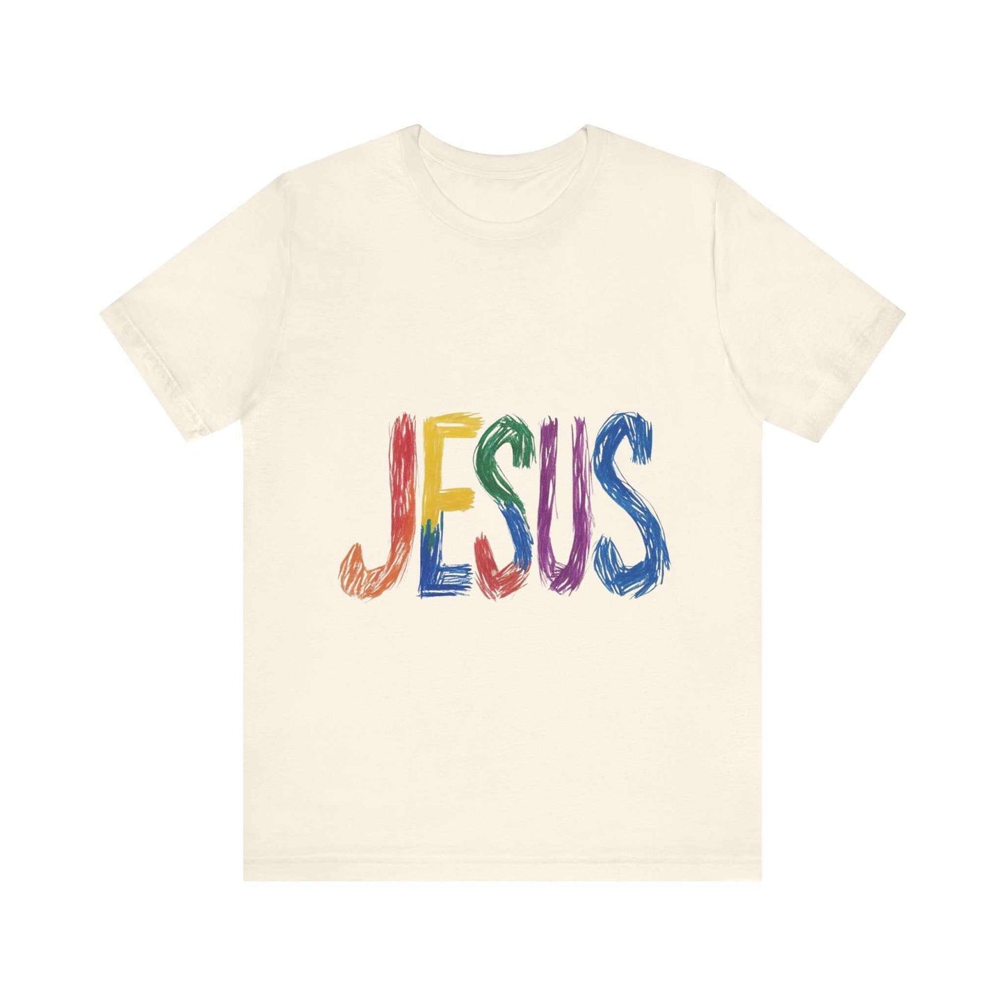 Bold Rainbow JESUS Unisex Tee