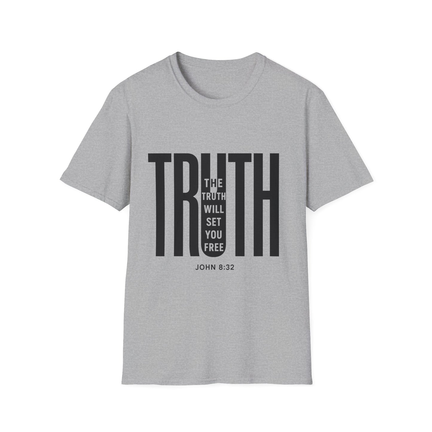 Truth Will Set You Free Christian T-Shirt – John 8:32 Bible Verse Tee