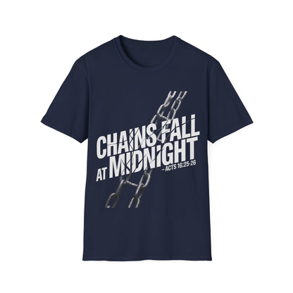 Midnight Praise Breakthrough Acts 16:25-26 Christian Worship Shirt for Men & Women Unisex Tee