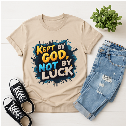 Kept by God, Not by Luck Unisex Tee