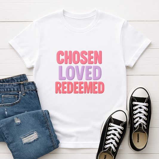 Chosen Loved Redeemed Unisex Tee